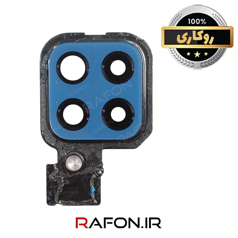 شیشه دوربین بهمراه فریم روکاری گوشی سامسونگ M32 4G - M325F